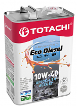 TOTACHI Eco Diesel Semi-Synthetic CK-4/SN 10W-40